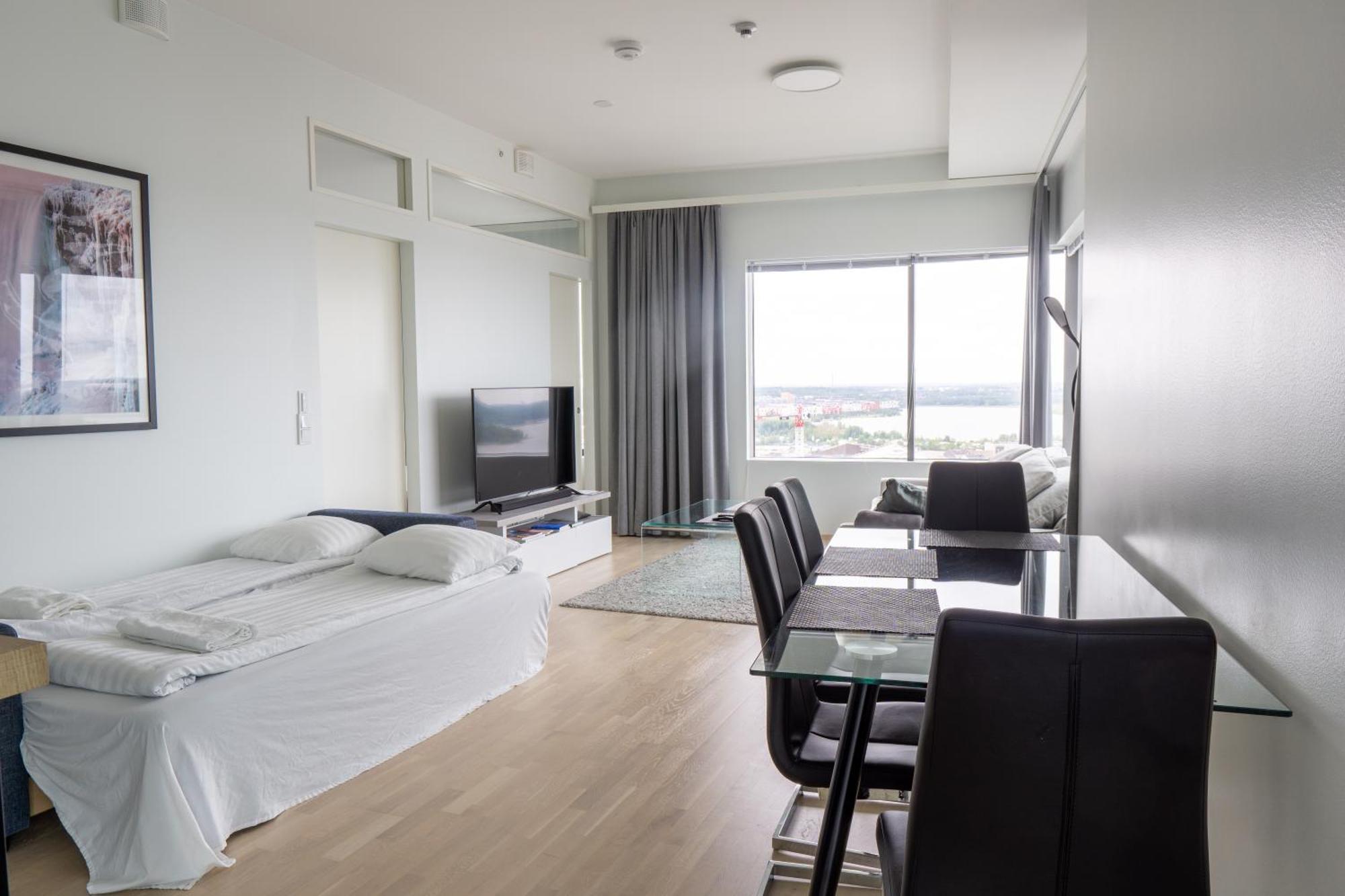 18Th Floor Helsinki High Point 1 Bdr Apartment With City View - Free Garage Parking ภายนอก รูปภาพ